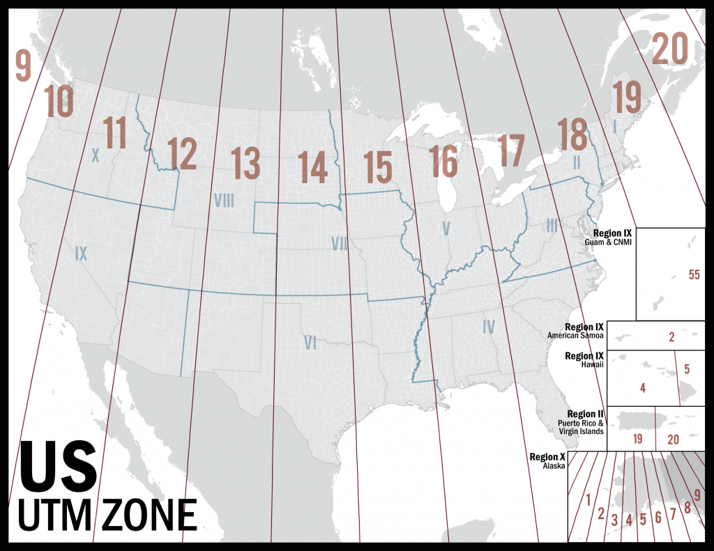 BG Cartography » UTM Zones